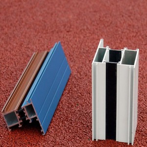 Aluminio perfiles rotura de puente térmico para ventanas correderas