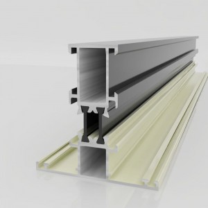 perfiles de extrusión de aluminio rotura de ventanas corredizas térmicas