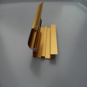 Perfil de aluminio para hacer ventanas y puertas